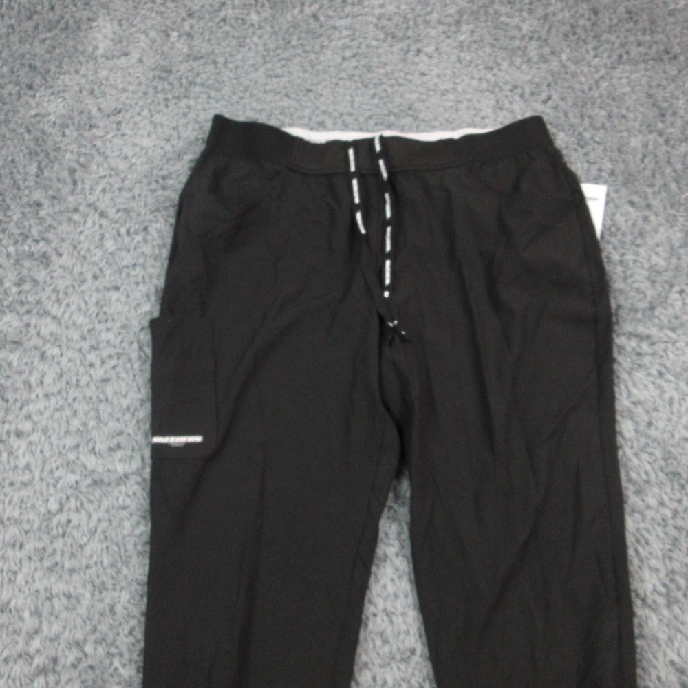 Skechers by Barco Scrub Jogger Pants Womens XL Petite Black 5 Pocket 36x26 NWT - Picture 2 of 16